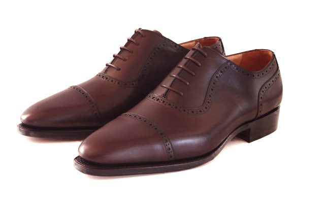 FSW004 - Dark brown Brogue Adelaide - Fugashin Shoemaker