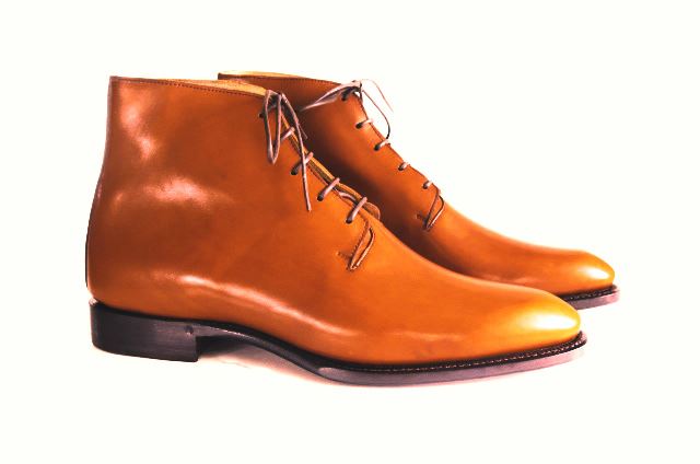 FSW025 – Wholecut Derby Boot Cognac
